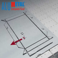 cnc perforated aluminum composite panel cnc laser cutting drill bit acp panel curved aluminum panel